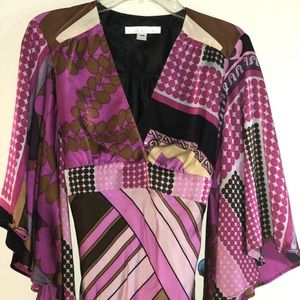 Alice & Trixie Silk Kimono dress shirt